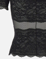 Top in pizzo 2C451A N0990 BLUMARINE 