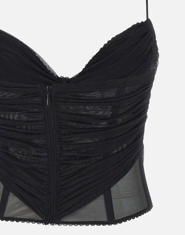 Top bustino in tulle 4C221A N0990 BLUMARINE 