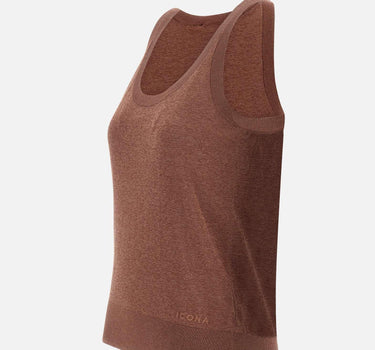 Top smanicato in maglia SP5NT001 6022 KAOS 
