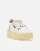 Sneakers "Platform Low" in pelle PTLW LL05 AUTRY 
