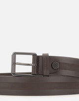 Cintura in pelle con lavorazione a righe CNK00318 TCSNTMORO GIANNI CHIARINI 