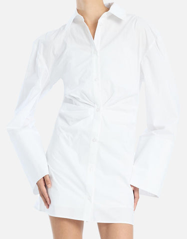 Abito camicia con arricciatura 115162 400 ROTATE BIRGER CHRISTENSEN 