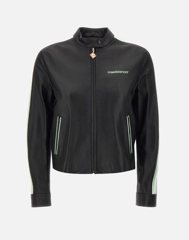 "Leather racer jkt" WPF25JK400 01 CASABLANCA 