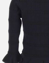 Cardigan in misto viscosa CA6103MS55N 22222 LIU-JO 