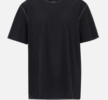 T-shirt Boss uomo "Tee tape" in cotone stretch 50531230 001 BOSS 