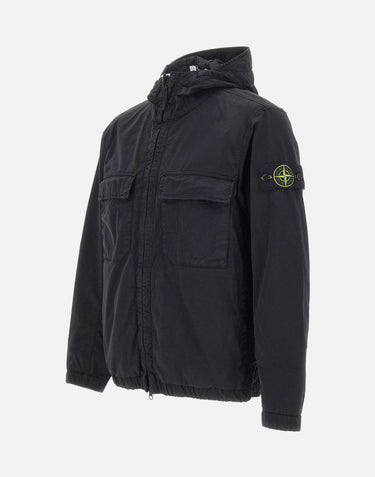 Giacca in twill di cotone stretch 4100077S0A10 V0029 STONE ISLAND 