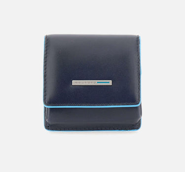 Portamonete  a tacco quadrato in pelle PU2634B2 BLU2 PIQUADRO 