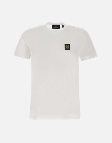 T-Shirt in cotone<BR/> 100055 WHITE BELSTAFF 