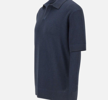 Polo traforata in cotone vintage 301223 038 KANGRA 