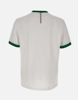 T-shirt in cotone elasticizzato con bandiera 50562134 120 BOSS 