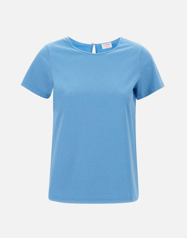 "T-shirt mixed fabric" T35217 56 SUN68 