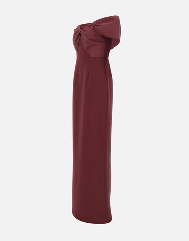 Abito lungo "Cava O/S" 26011368 WINE REBECCA VALLANCE 
