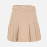 Gonna corta plissettata in cotone elasticizzato JF8001 X6F LACOSTE 
