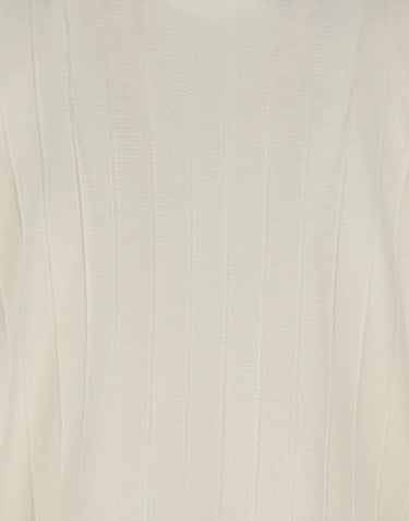 Polo in cotone a maxi coste DC115217 BIANCO DELLA CIANA CASHMERE 