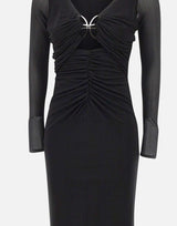 Abito midi con farfalla 2A735A N0990 BLUMARINE 