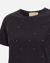 T-shirt con cristalli RIJDK002 0001 KAOS 