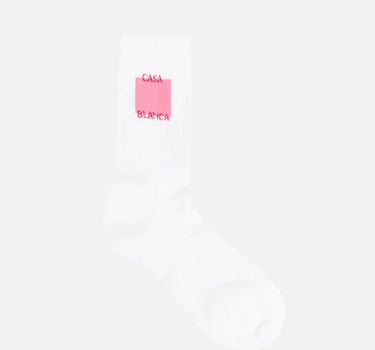 "Rose Shadow Logo Square Socks" ASS26ACC010 02 CASABLANCA 