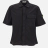 Camicia in twill di cotone biologico stretch 1100025S0A10 V0029 STONE ISLAND 