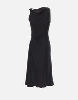 Abito con dettagli in pizzo 1226WDR007331A BLACK VICTORIA BECKHAM 