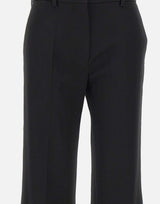 "Tailored straight leg trouser" 1325WTR004852A BLACK VICTORIA BECKHAM 