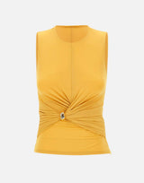 Top in jersey con dettaglio gioiello TO03761E2 EV4 ELISABETTA FRANCHI 