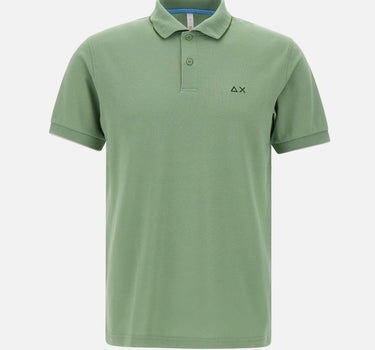 "Small stripes on collar polo" A35110 84 SUN68 