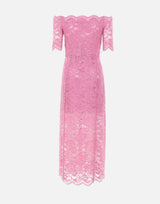 Abito in pizzo con dettaglio nodo 26PJR0106PA0170 P689 RABANNE 