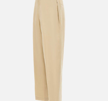 Pantaloni in lino a vestibilità affusolata M1R921ZV01427 07 PAUL SMITH 