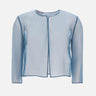 Giacca crop in organza di seta<BR/> 2616191034600 066 MAX MARA STUDIO ELEGANTE 