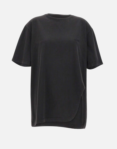 T-Shirt con spacco sagomato 260WCT00350 JJJ025AA615 THE ATTICO 