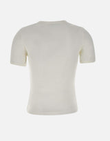 "Signature contrast t-shirt" 125JTS017JS0203 0001 COURREGES 