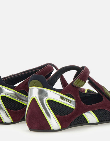 "Nomad" ballerina flat 251WSH00871 MIX062AA443 THE ATTICO 