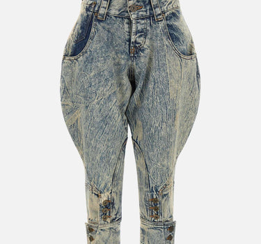 Jeans pinocchietto a palloncino VAQ11P008 BLUE VAQUERA 