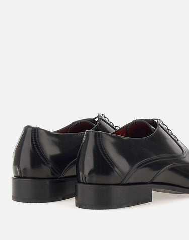 Stringate  "CL21" in pelle spazzolata CL21489 NERO DUCA DEGLI ABRUZZI 