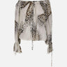 Blusa in georgette con stampa 4C267A M1025 BLUMARINE 