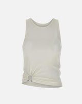 "Asymmetrical tank top" 24FJTE165C00530 P100 RABANNE 