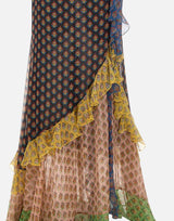 Gonna in seta con volant WRFA0198 99SA1Q5X0811 ETRO 