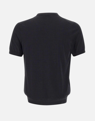 Maglia in cotone a maniche corte DK17036 NERO DIKTAT 