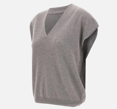Gilet in cashmere 2421319GR 9027 HEMISPHERE 