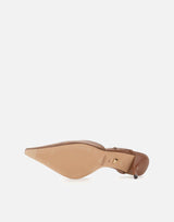 Slingback in tela effetto rafia 2614521192600 007 MAX MARA 