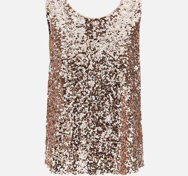 Top con paillettes D110P000029N 006 ELENA MIRO' 