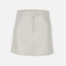 Mini gonna "Reedition Vinyl" PERCJU001VY0014 HERWHITE COURREGES 