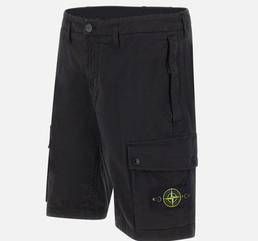 Bermuda in twill di cotone biologico stretch L100019S0A10 V0029 STONE ISLAND 