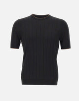 Maglia in seta a maniche corte 43116 23510099 GRAN SASSO 