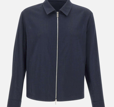 Giacca sovracamicia relaxed fit in misto lana 50559295 404 BOSS 