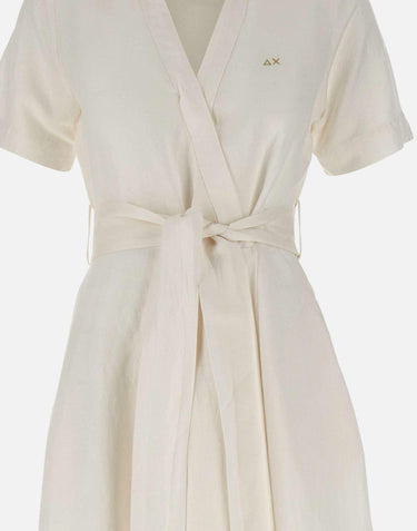 "Dress linen chemisier" S35225 01 SUN68 