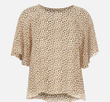 Blusa in viscosa leggera stampata SP1GX053 1064 KAOS 
