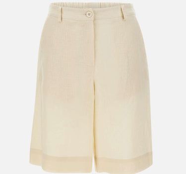 Bermuda in lino SP5LE039 1004 KAOS 