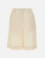 Bermuda in lino SP5LE039 1004 KAOS 