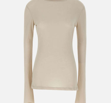 "Sheer Long Sleeve" ESSS26TO02908 0073 ENTIRE STUDIOS 